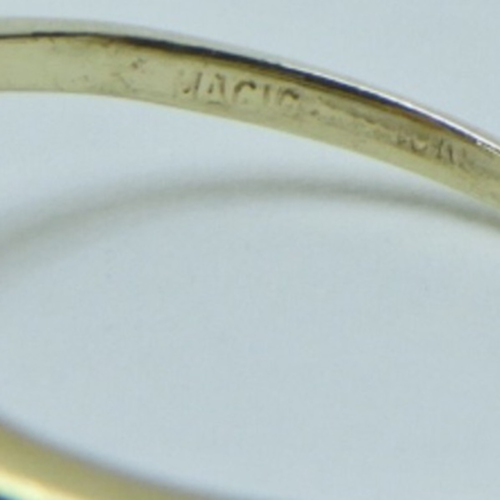 Preloved Solid 10k Amethyst Diamond Ring - image 6